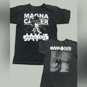 Jay Z Magna Carter World Tour Shirt Hip Hop Rap Tee